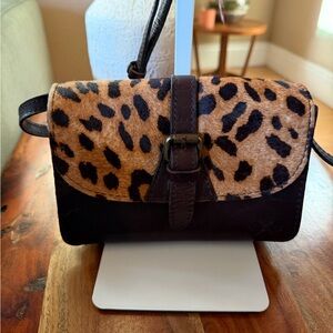 Patricia Nash Leopard Print Crossbody Bag